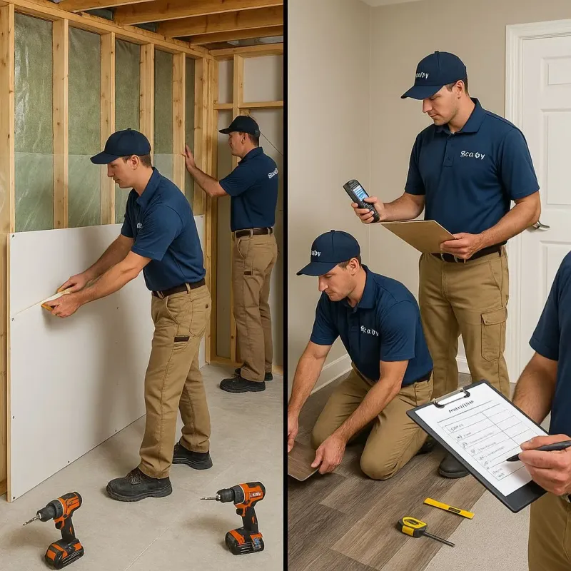 Repairs and Reconstruction process in Adams County, ID